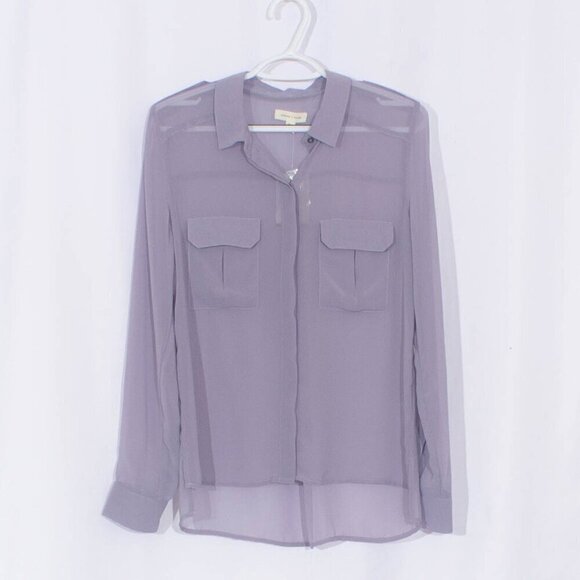 NWT ANTHROPOLOGIE SILENCE + NOISE Button Down Shirt Size M - Picture 1 of 7